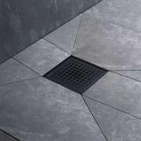 Душевой трап AM.PM MasterFlow 10 с Черной матовой решеткой Cut Gradient арт-W01BD-P11-010-01BM — фото 6, Трапы для душа