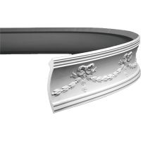 Карниз гибкий Европласт 1.50.120 2000x143x122 мм арт-1.50.120 (гибкий) — фото 1, Карнизы