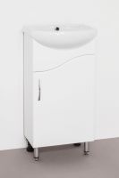 Тумба под раковину Style Line Эко Волна 2 Азов 40 Белый глянец арт-ЛС-00000093 — фото 2, Тумбы под раковину