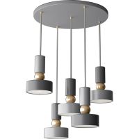 Люстра Maytoni Modern Void Серая арт-MOD030PL-05GR — фото 3, Люстры
