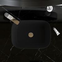 Раковина-чаша AM.PM Func 46 Черная матовая арт-M8FWCC10450BM — фото 4, Раковины накладные