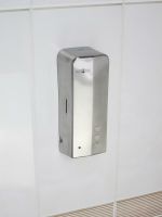 Диспенсер для жидкого мыла Nofer Нержавеющая сталь матовая арт-03039.S — фото 4, Диспенсеры для жидкого мыла