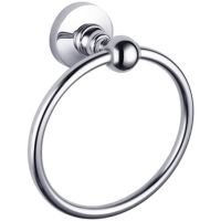 Кольцо для полотенец CeramaLux Caps Хром арт-51306 — фото 1, Полотенцедержатели