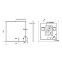 Зеркало Esbano 80 с подсветкой с сенсорным выключателем и подогревом арт-ESMI3682TD — фото 4, Зеркала в ванную комнату