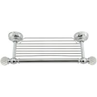 Полка для полотенец Migliore Cristalia Хром с кристаллами Swarovski арт-16808 — фото 1, Полки для полотенец