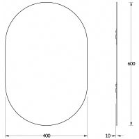 Товар: Зеркало Evoform Primary 60х40 со шлифованной кромкой арт-BY 0133 - фото 7 Зеркало Evoform Primary 60х40 со шлифованной кромкой арт-BY 0133 — фото 7, Зеркала в ванную комнату