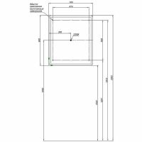 Зеркальный шкаф Aquanet Оптима 70 с подсветкой Белый арт-311861 — фото 15, Зеркальные шкафы в ванную