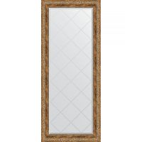 Зеркало Evoform Exclusive-G 155х66 с гравировкой в багетной раме - Виньетка античная бронза 85 мм арт-BY 4144 — фото 1, Зеркала в ванную комнату