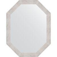 Зеркало Evoform Octagon 72x92 в багетной раме - Серебряный дождь 70 мм арт-BY 7088 — фото 1, Зеркала в ванную комнату