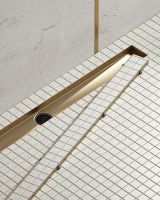 Товар: Душевой лоток Timo Drain System 70 с решеткой Золото матовое / под плитку арт-DS230207/17 - фото 3 Душевой лоток Timo Drain System 70 с решеткой Золото матовое / под плитку арт-DS230207/17 — фото 3, Душевые лотки