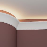 Товар: Карниз гибкий Европласт 1.50.623 2000x118x75 мм арт-1.50.623 (гибкий) - фото 2 Карниз гибкий Европласт 1.50.623 2000x118x75 мм арт-1.50.623 (гибкий) — фото 2, Карнизы