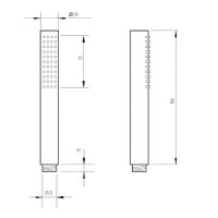 Ручной душ Migliore Ricambi Хром арт-20029 — фото 3, Лейки для душа