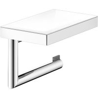 Держатель туалетной бумаги Keuco Collection Reva 12873 019000 с полкой Хром арт-12873019000 — фото 1, Держатели туалетной бумаги