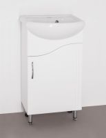 Тумба под раковину Style Line Эко Волна 2 Уют 45 Белый глянец арт-ЛС-00000094 — фото 2, Тумбы под раковину