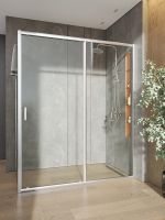 Душевой уголок Orange 160x90 профиль Хром стекло прозрачное арт-E23-16090TCR — фото 3, Прямоугольные душевые уголки