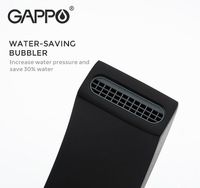 Товар: Душевая система Gappo G07-6 Черная матовая арт-G2407-6 - фото 4 Душевая система Gappo G07-6 Черная матовая арт-G2407-6 — фото 4, Душевые стойки