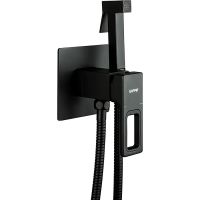 Гигиенический душ со смесителем Gappo G17-6 Черный матовый арт-G7217-6 — фото 1, Гигиенические души