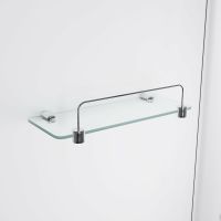 Товар: Стеклянная полка Niagara Promo Хром арт-P00MT - фото 2 Стеклянная полка Niagara Promo Хром арт-P00MT — фото 2, Полки для ванной и душа