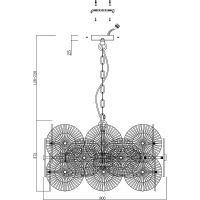 Подвесной светильник Maytoni Modern Aster Прозрачный Золото арт-MOD007PL-10G — фото 9, Подвесные светильники