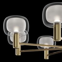 Подвесной светильник Maytoni Modern Vision Прозрачный Золото арт-MOD411PL-08G — фото 5, Подвесные светильники