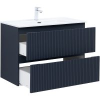 Тумба под раковину Aquanet Джейн 90 подвесная Маренго арт-335430 — фото 5, Тумбы под раковину