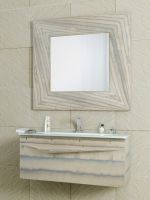 Тумба под раковину Clarberg Papyrus Wood 100 подвесная Светлое дерево арт-Pap-w.01.10/LIGHT — фото 5, Тумбы под раковину