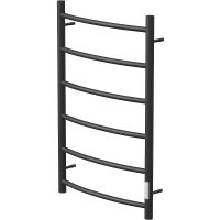 Электрический полотенцесушитель Point Афина П6 500x800 диммер справа Черный арт-PN04858B — фото 2, Электрические полотенцесушители