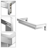 Металлическая полка Keuco Edition 90 Square Хром арт-19158010000 — фото 4, Полки для ванной и душа