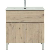 Товар: Тумба под раковину Aquanet Алвита New 80 Дуб Веллингтон арт-277553 - фото 2 Тумба под раковину Aquanet Алвита New 80 Дуб Веллингтон арт-277553 — фото 2, Тумбы под раковину