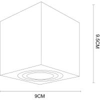 Потолочный светильник Artelamp Galopin Белый арт-A1461PL-1WH — фото 4, Накладные светильники