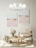 Люстра Maytoni Neoclassic Riverside Белая Хром арт-MOD018PL-08CH — фото 3, Люстры