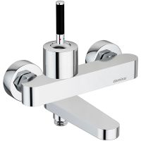 Смеситель для ванны Damixa Arc Хром Черный арт-291000000 — фото 1, Смеситель для ванны