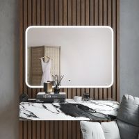 Зеркало Bond Cube 120x80 с подсветкой с сенсорным выключателем арт-M39ZE-12080 — фото 5, Зеркала в ванную комнату