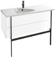 Тумба под раковину Jacob Delafon Nouvelle Vague 100 подвесная Белый глянец арт-EB3032-N18 — фото 2, Тумбы под раковину