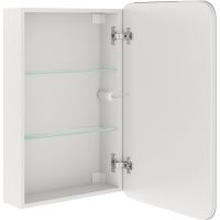 Зеркальный шкаф Corozo Алабама 50/С с подсветкой Белый арт-SD-00001389 — фото 3, Зеркальные шкафы в ванную