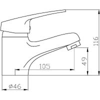 Товар: Смеситель для раковины Agger Exact Хром арт-A2102100 - фото 8 Смеситель для раковины Agger Exact Хром арт-A2102100 — фото 8, Смесители для раковины