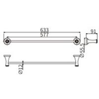 Товар: Полотенцедержатель CeramaLux Valencia Золото арт-88508G - фото 2 Полотенцедержатель CeramaLux Valencia Золото арт-88508G — фото 2, Полотенцедержатели