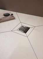 Душевой трап Berges Zentrum Antik 150x150 с решеткой Хром матовый арт-090465 — фото 2, Трапы для душа