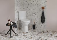 Унитаз компакт Vitra Arkitekt угловой с бачком и сиденьем Микролифт арт-9754B003-7201 — фото 3, Напольные унитазы