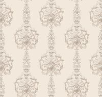 Обои Milassa Classic Флизелин (1*10,05) Бежевый, Вензель/Орнамент арт-LS1 002/1 — фото 1, Обои для стен