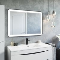Зеркало Iddis Cloud 100x70 Черное арт-CLO1000i98 — фото 4, Зеркала в ванную комнату