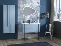 Тумба под раковину Jacob Delafon Nouvelle Vague 100 подвесная Белый глянец арт-EB3032-N18 — фото 4, Тумбы под раковину