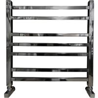 Водяной полотенцесушитель Ника Modern ЛМ 5 60x40 с вентилями Хром 7 перекладин арт-ЛМ 5 60/40 с вентилями — фото 1, Водяные полотенцесушители