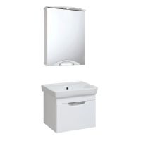 Товар: Тумба под раковину Runo Ибица 50 подвесная Белая арт-00000001046 - фото 2 Тумба под раковину Runo Ибица 50 подвесная Белая арт-00000001046 — фото 2, Тумбы под раковину