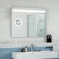 Зеркало Континент Fibra 1000х700 с подсветкой с сенсорным выключателем арт-ЗЛП955 — фото 8, Зеркала в ванную комнату