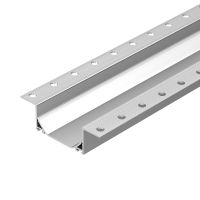 Профиль алюминиевый Arlight встраиваемый для ГКЛ Серебристый арт-025025 — фото 2, Профили для светодиодных лент