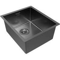 Товар: Кухонная мойка Paulmark Lassan 38 Uni Вороненная сталь арт-LA38-GM - фото 3 Кухонная мойка Paulmark Lassan 38 Uni Вороненная сталь арт-LA38-GM — фото 3, Кухонные мойки