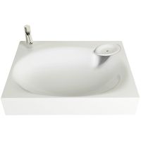 Раковина Marka One Lavanderia 600 на стиральную машину Белая арт-У71490 — фото 1, Раковины на стиральную машину