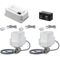 Комплект защиты от протечки воды Gidrolock Квартира-1 Professional Bonomi 1/2 с двумя кранами арт-F1.PR.3 — фото 1, Системы защиты от протечки воды