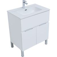 Товар: Тумба под раковину Aquanet Алвита New 70 Белая матовая арт-303901 - фото 2 Тумба под раковину Aquanet Алвита New 70 Белая матовая арт-303901 — фото 2, Тумбы под раковину